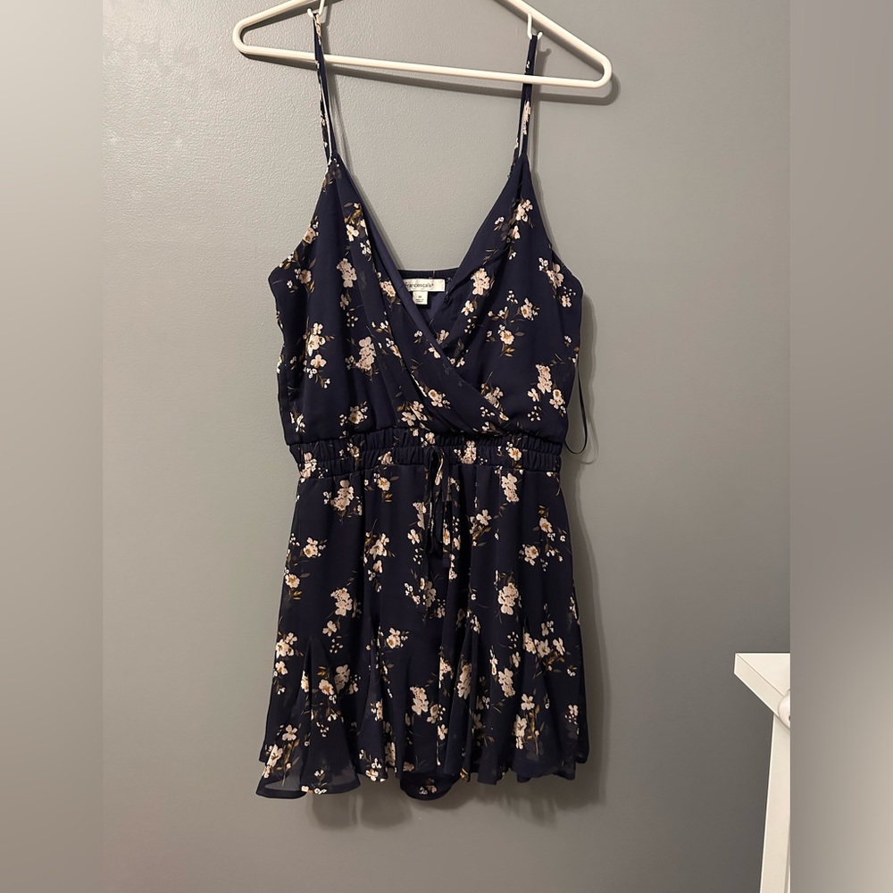 floral flowy romper
